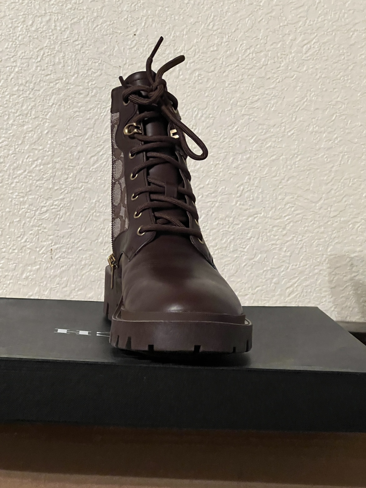 Citysole Lace Up Boot In Signature Jacquard - photo 2