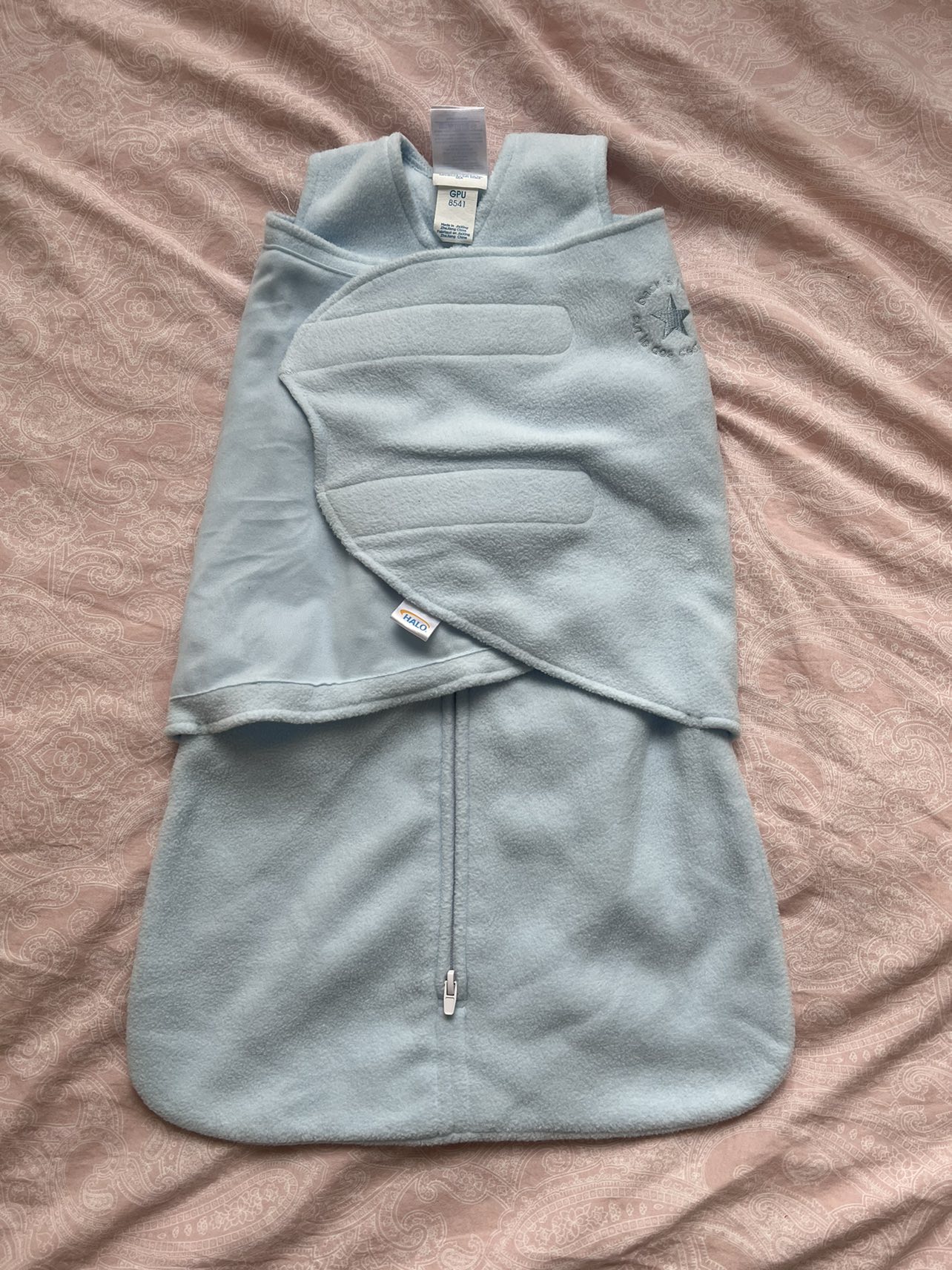 Like New Halo Fleece Swaddle Wrap - photo 3