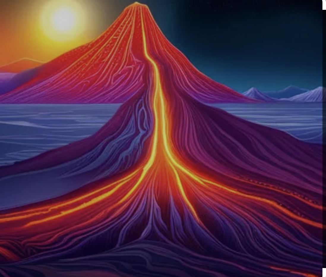 Wall art-“Volcano”🥰 image indicator(2)