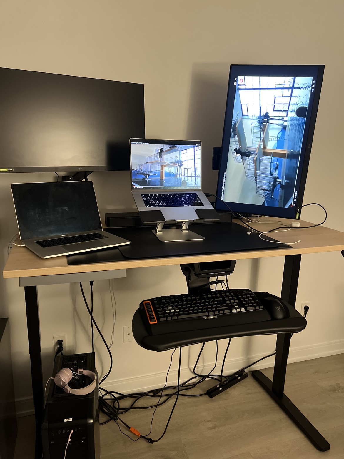 Moving Sale - Custom Uplift Height Adjustable Standing Desk - 60