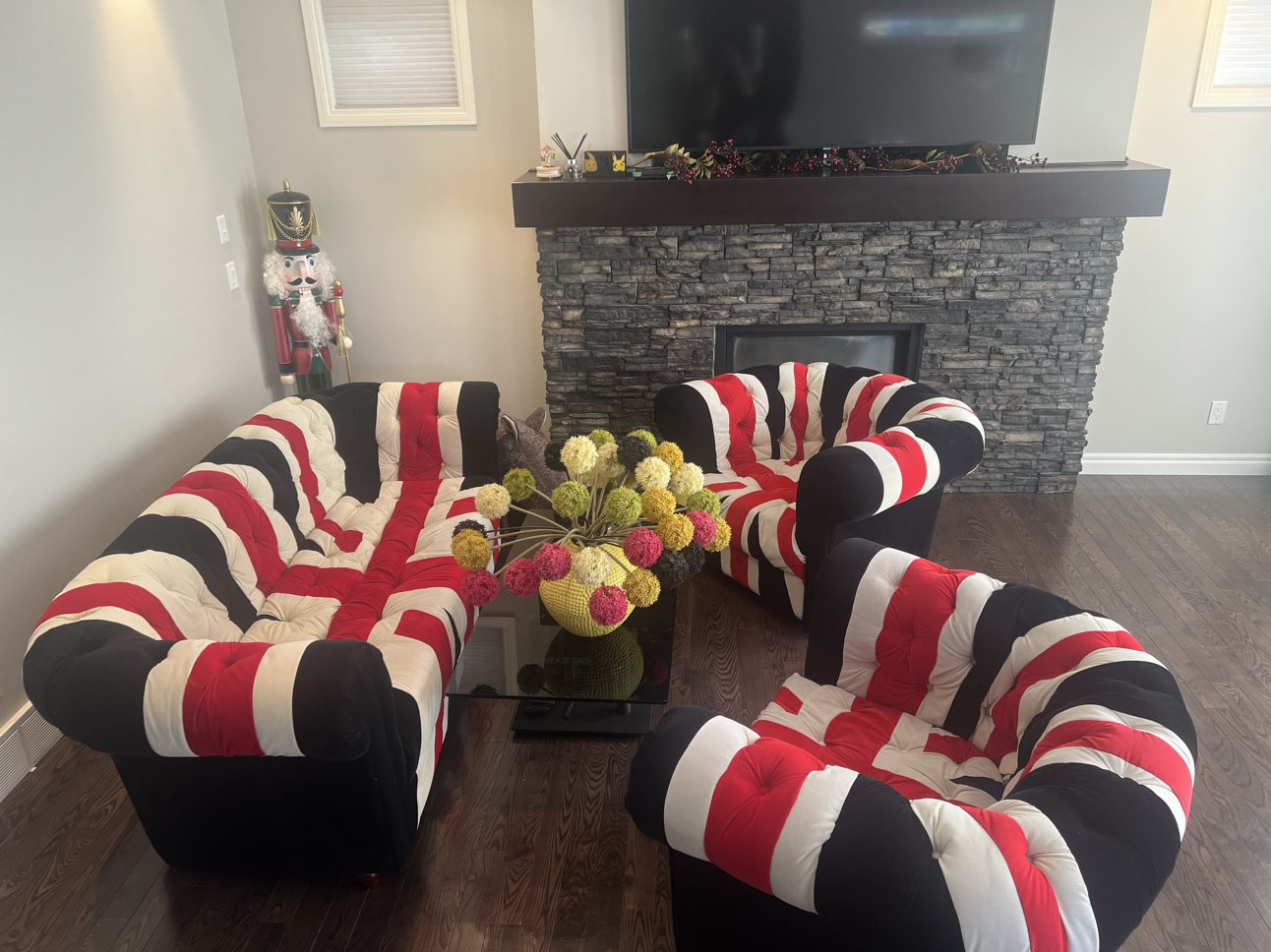 British style couch set