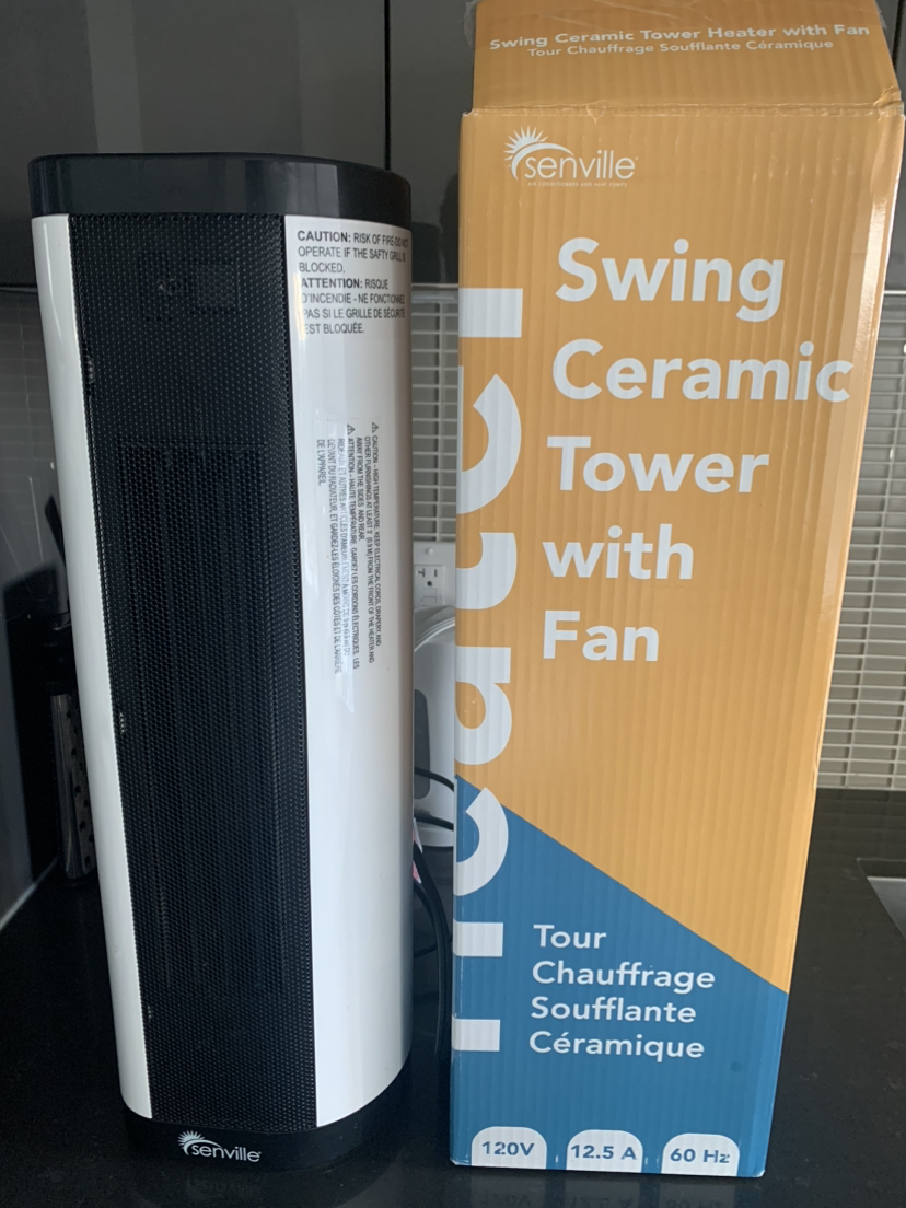 Space Heater - Senville Tower Ceramic with Remote