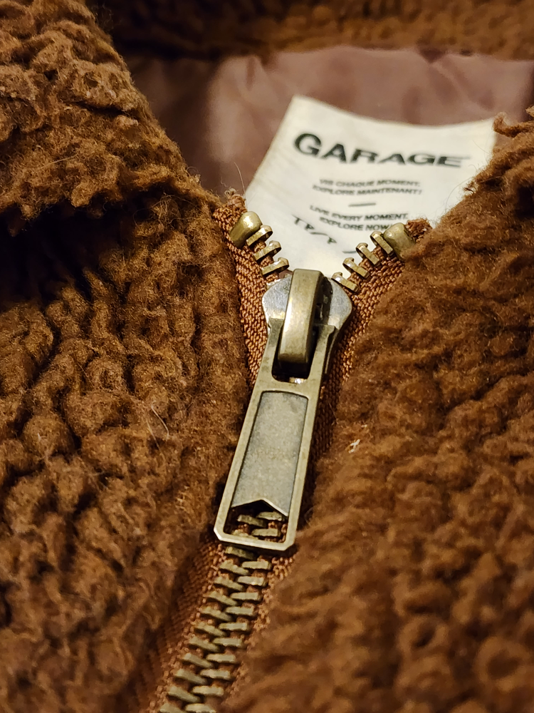 Garage® brown teddy pixie jacket image indicator(9)