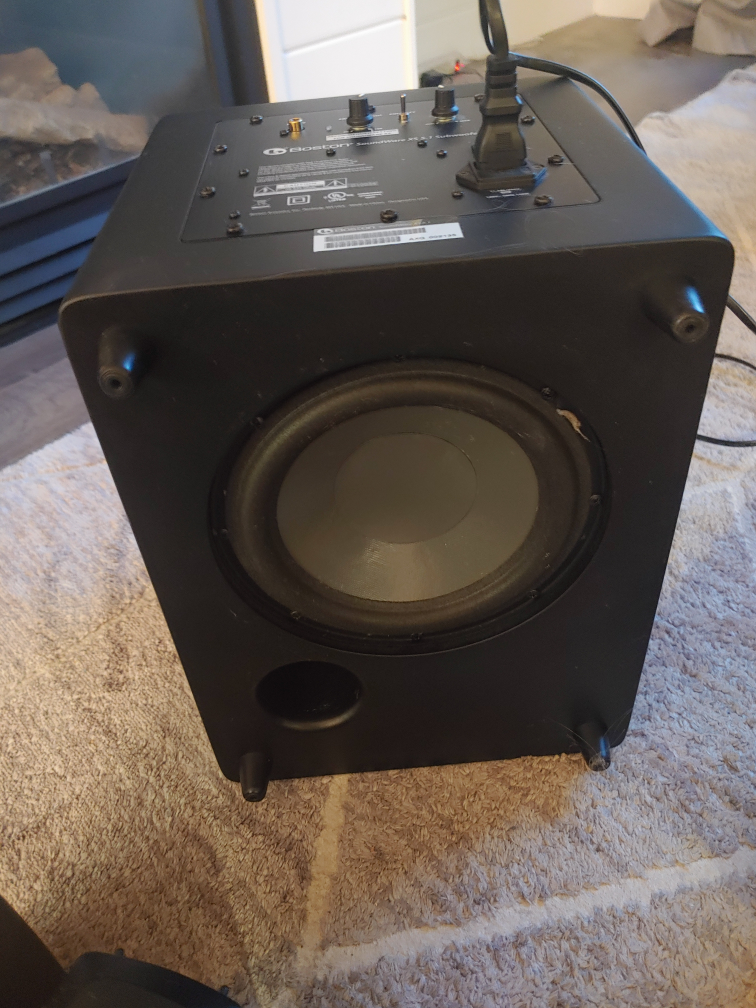 Yamaha RX V371 HDMI receiver and 5.1 speaker set up image indicator(9)