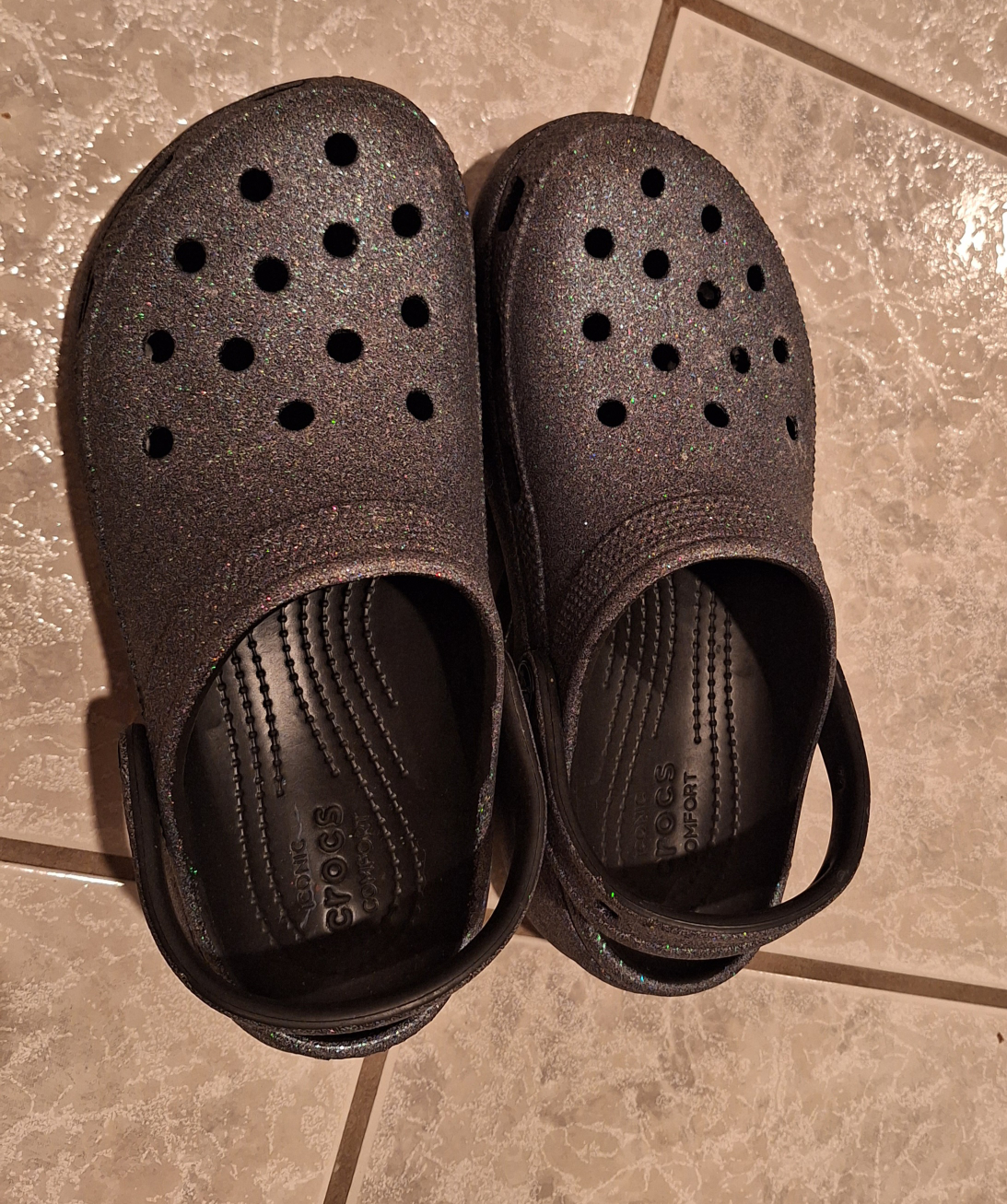 Brand New Glitter Crocs