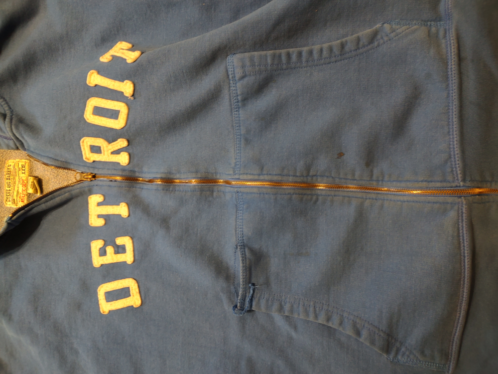 Detroit XXXL Blue Hoodie #Freecycle image indicator(3)