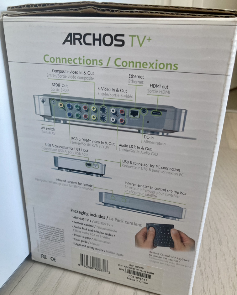 Archos TV+ 80GB Multimedia Hard Drive image indicator(9)