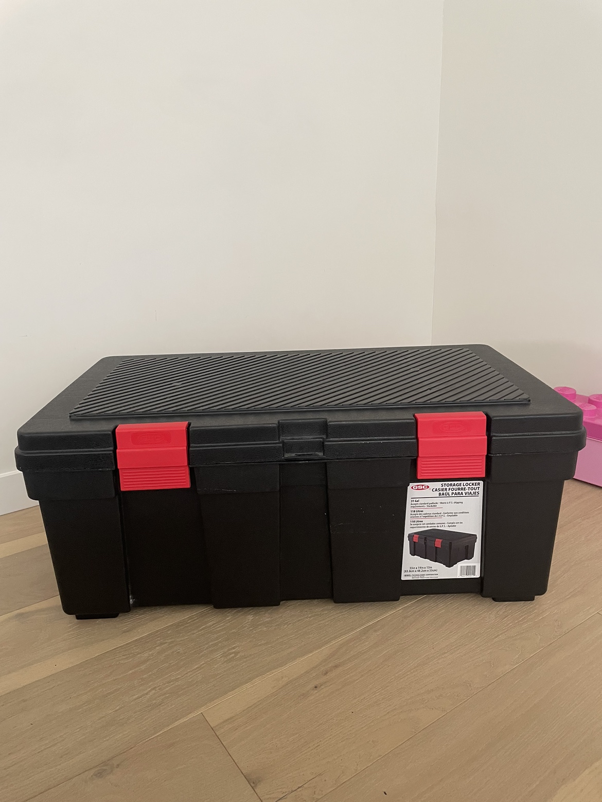 Storage box (118L), storage bin, organizer box