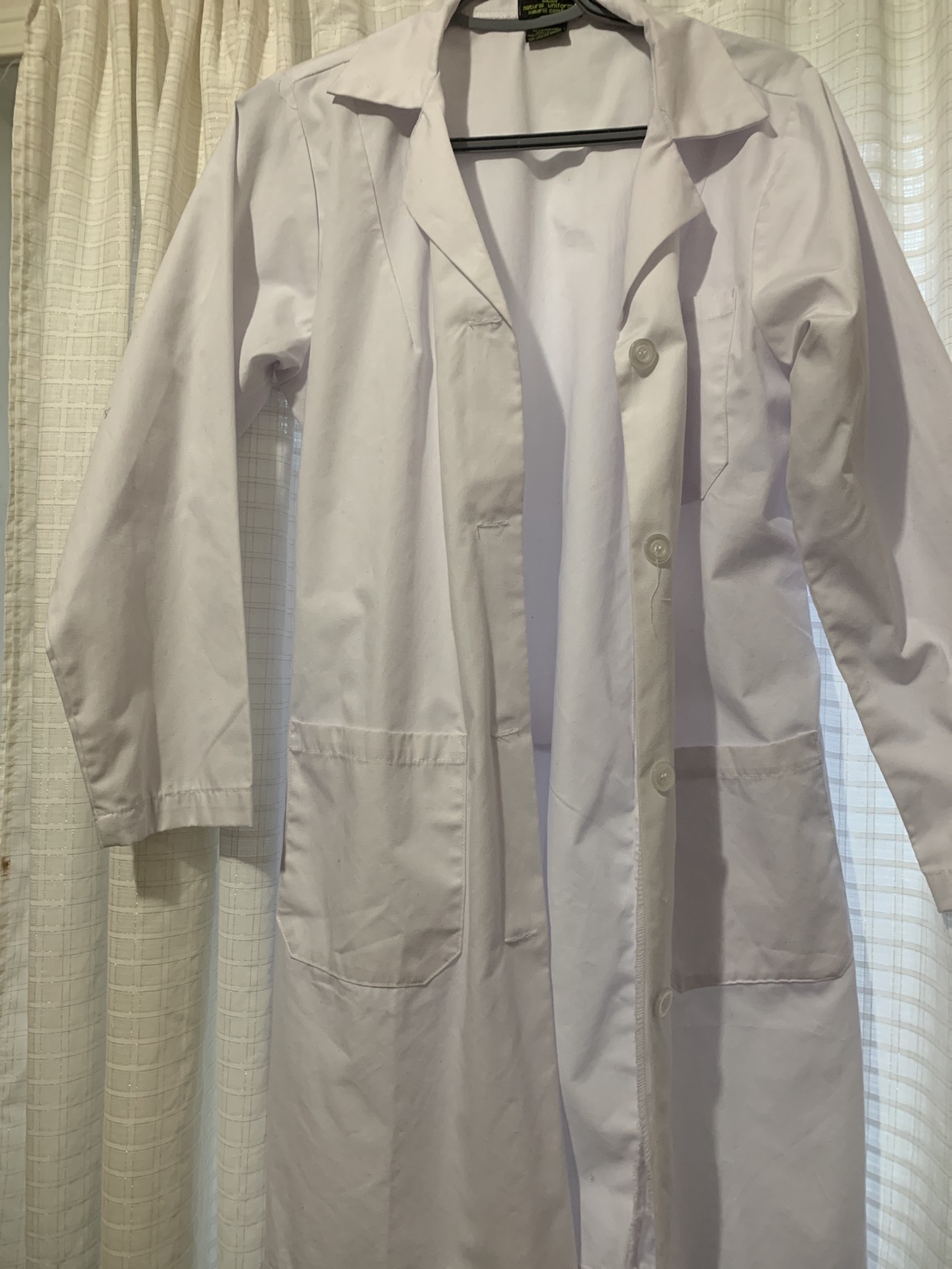 Natural uniforms unisex Lab coat