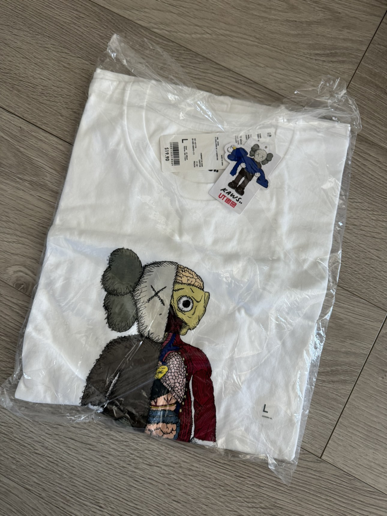 Kaws Tee brand new with tag and bag