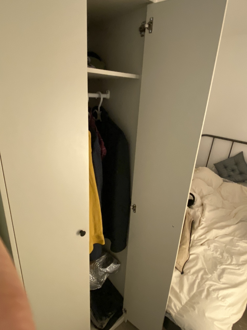 Ikea Gursken beige wardrobe with 2 doors - photo 4