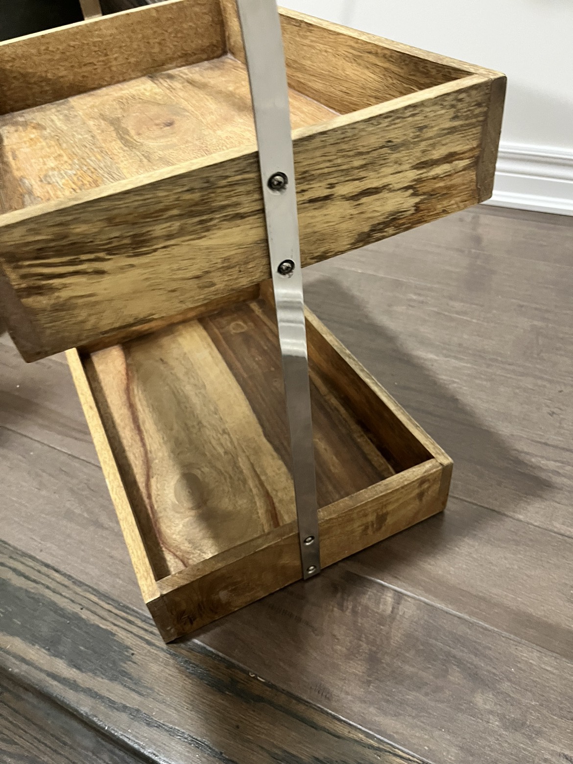 Large two tier wooden stand image indicator(7)