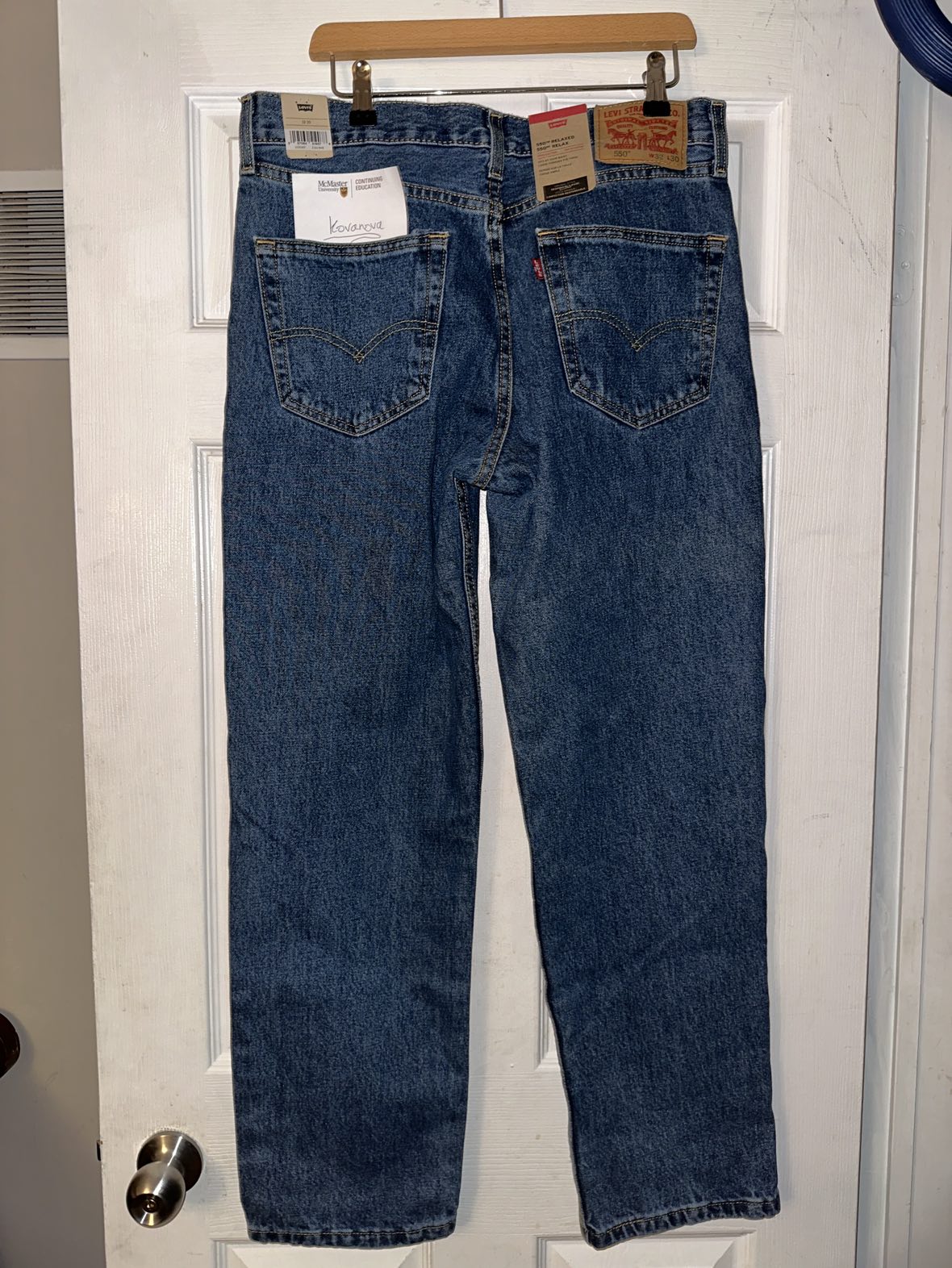 550 Relaxed Levi’s Denim Jeans (blue) - photo 3