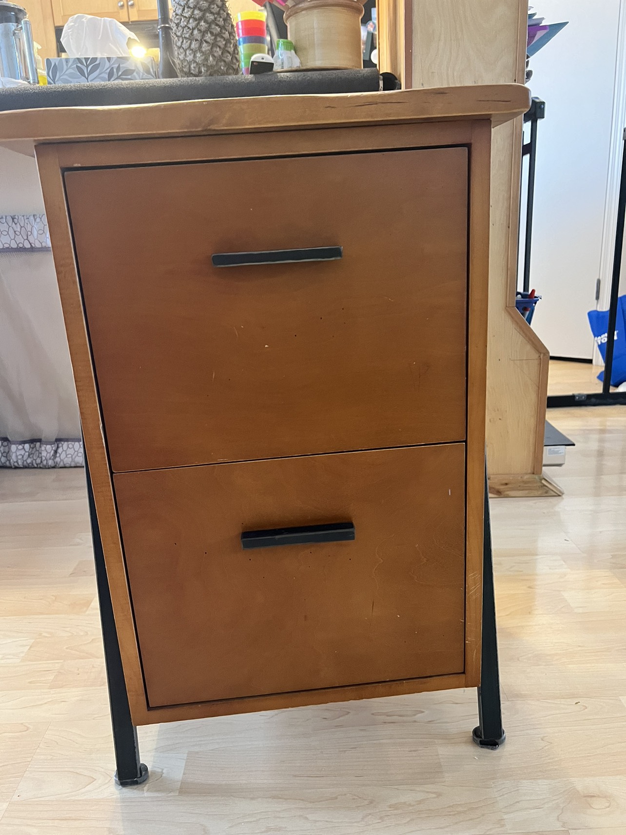 Vintage Pottery Barn File Cabinet - 2 Drawers #SellingSpree image indicator(4)