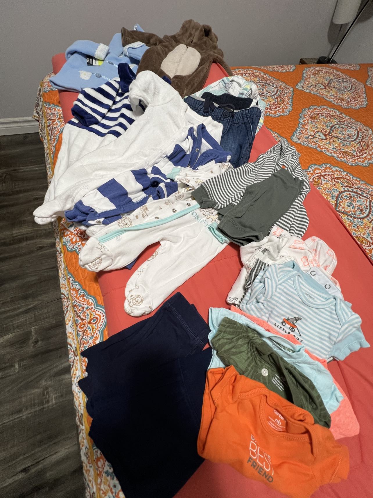Newborn to 3 months boy clothes