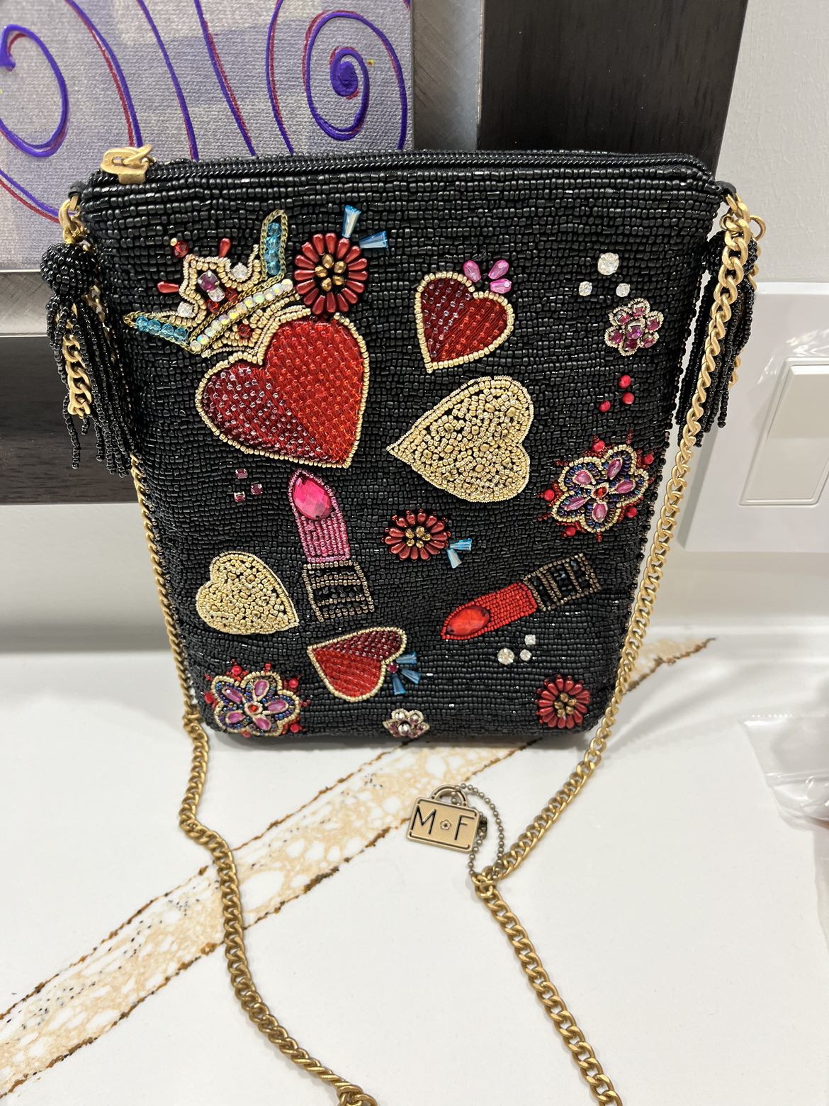 Mary Frances beaded bag - photo 2