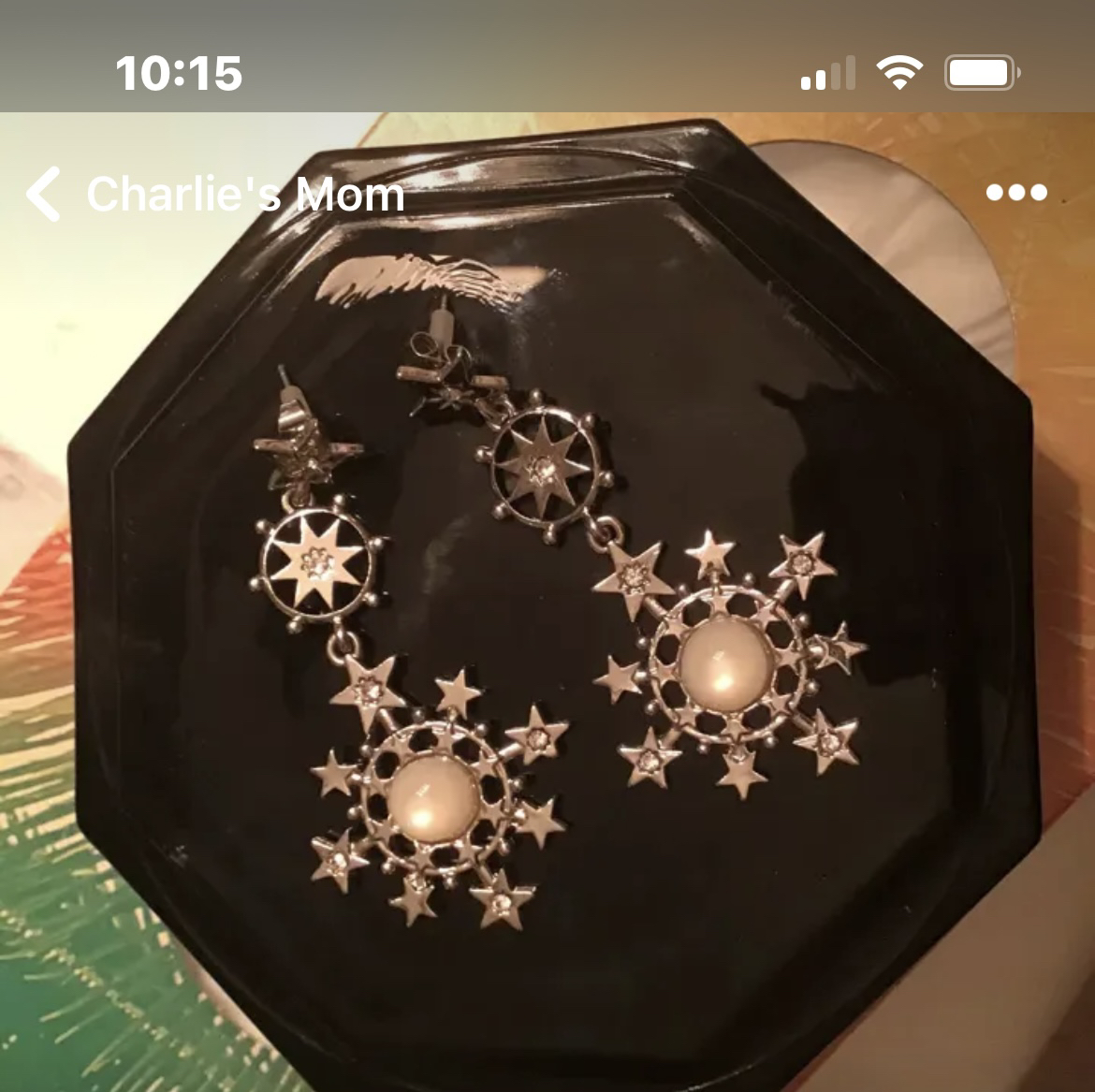 ✨✨Silver & Moonstone Earrings image indicator(3)