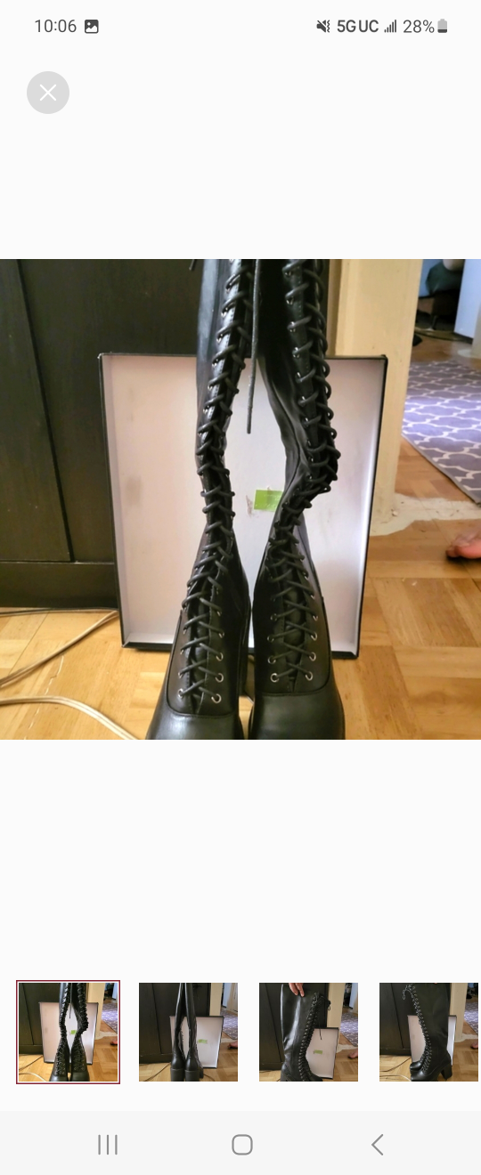 kills target brand new lace up long leather boots - photo 4