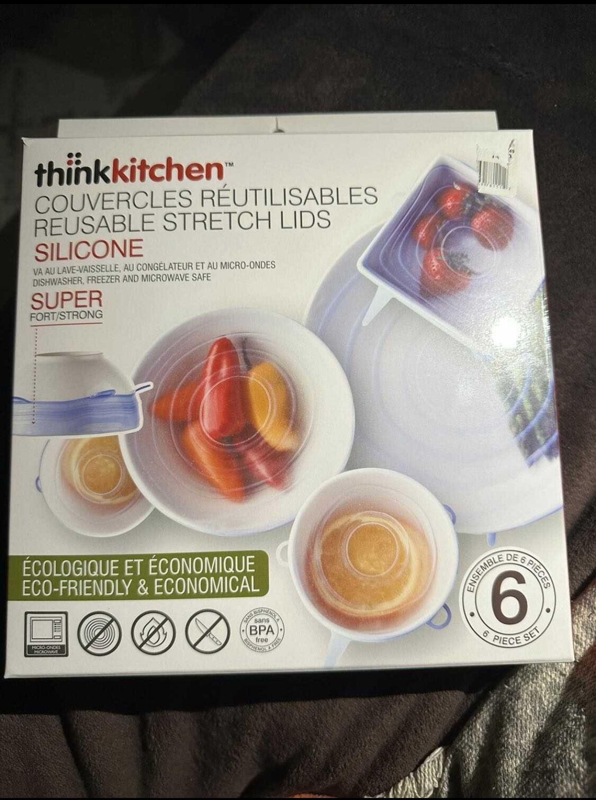 Think Kitchen Reusable Stretch Lids