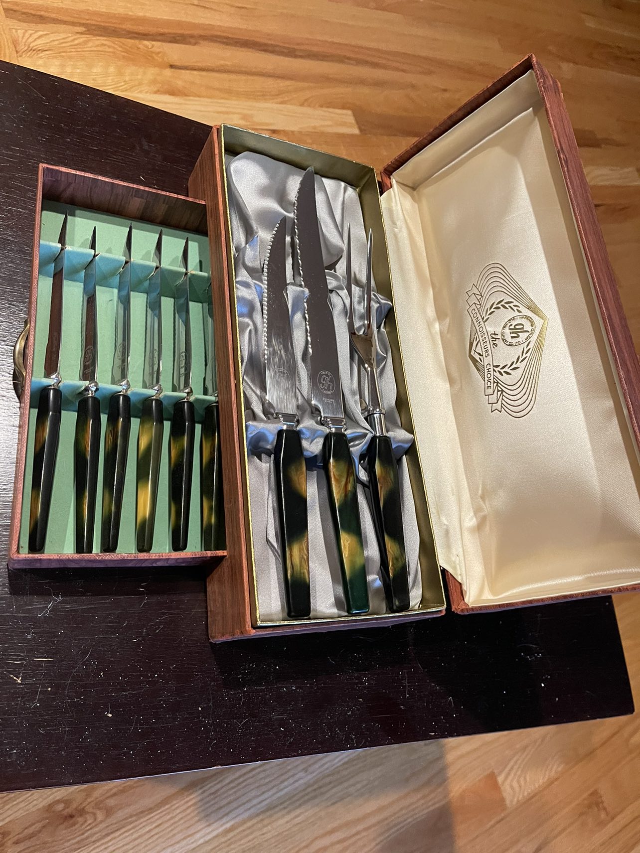 Glo-hill Cutlery Carving and 6 steak knife set thumbnail