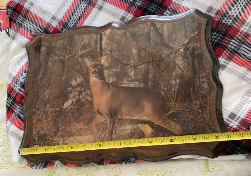 Resin deer picture image indicator(4)