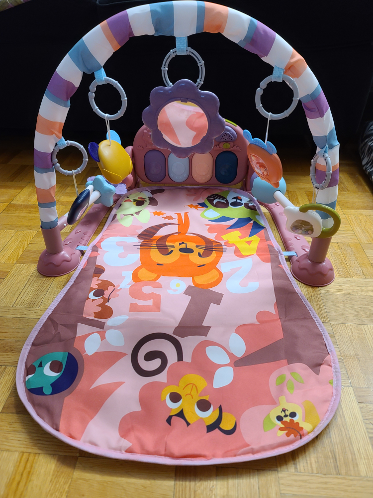 3 In 1 Baby Kid Playmat Play Musical Pedal Piano thumbnail