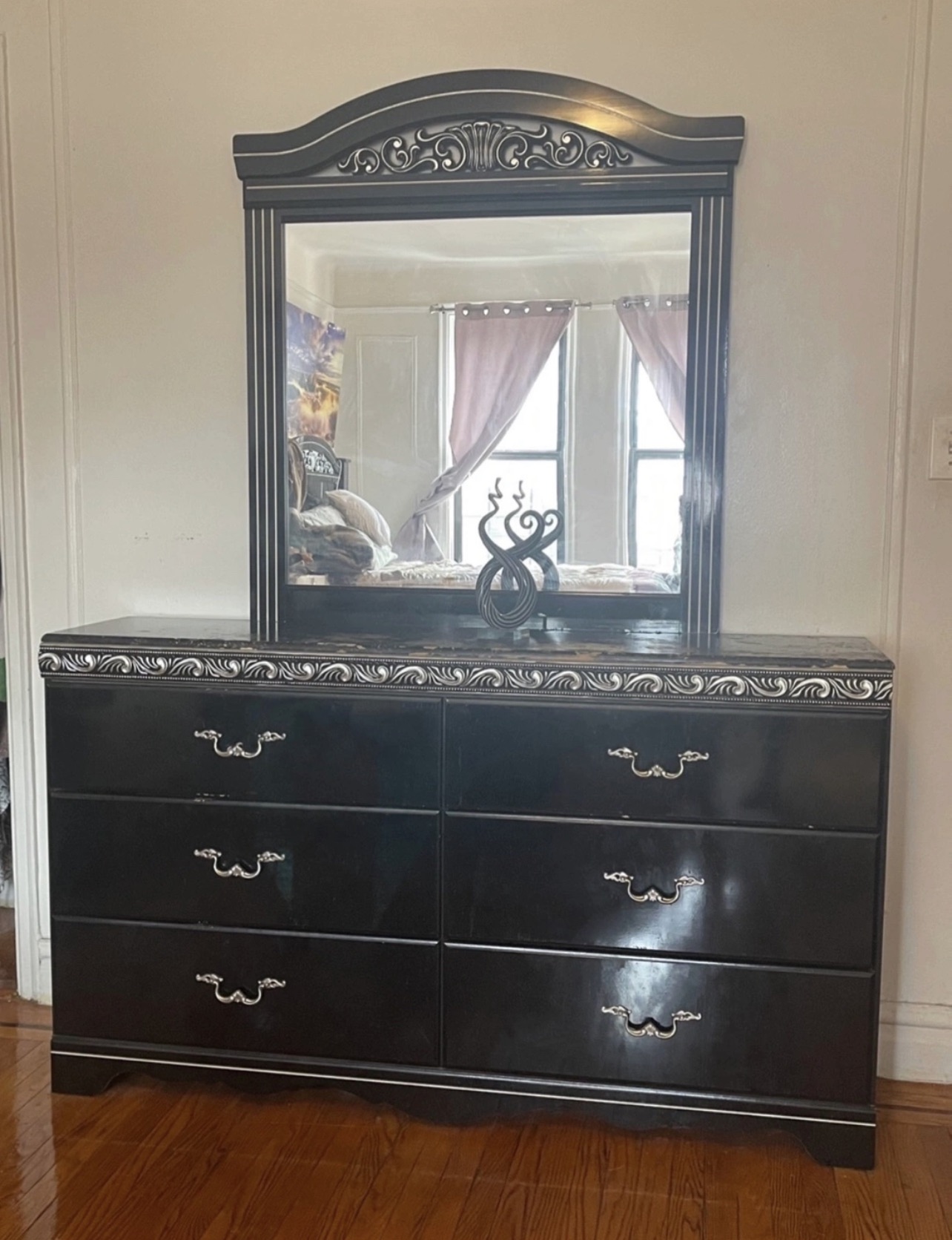 Black Esmarelda Dresser and Mirror from Ashley Furniture