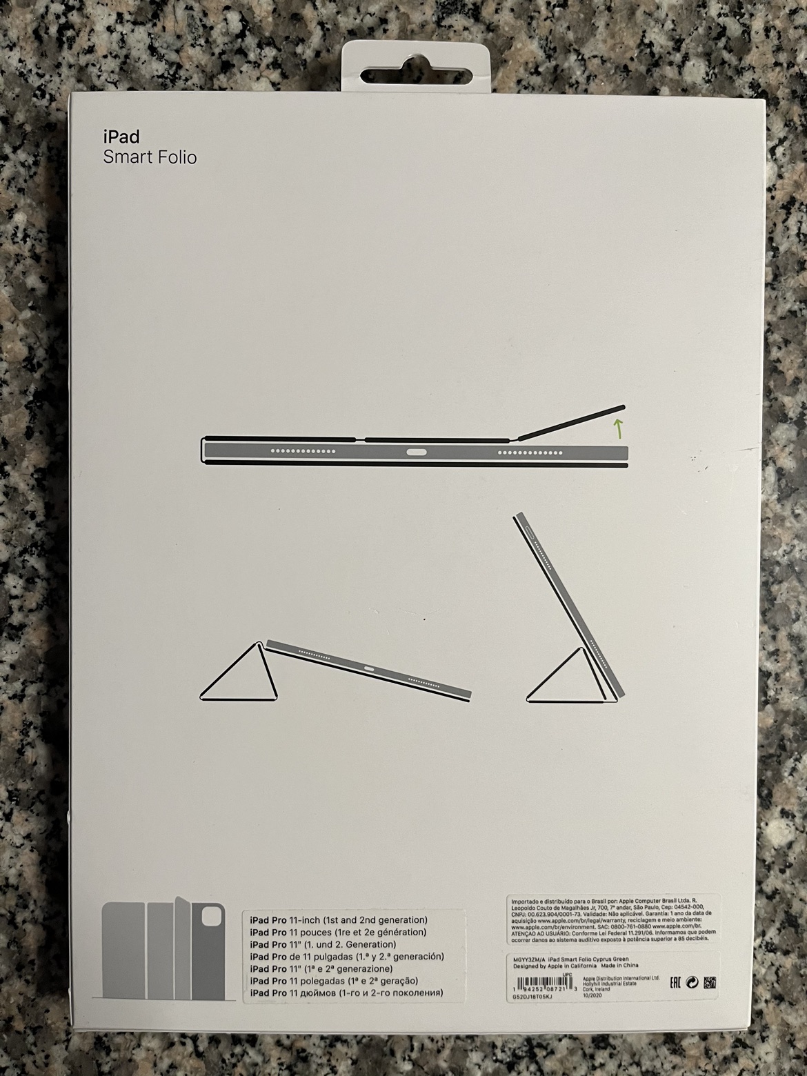 iPad Pro Smart Folio (11" iPad Pro - 2nd Gen) - Cyprus Green image indicator(3)