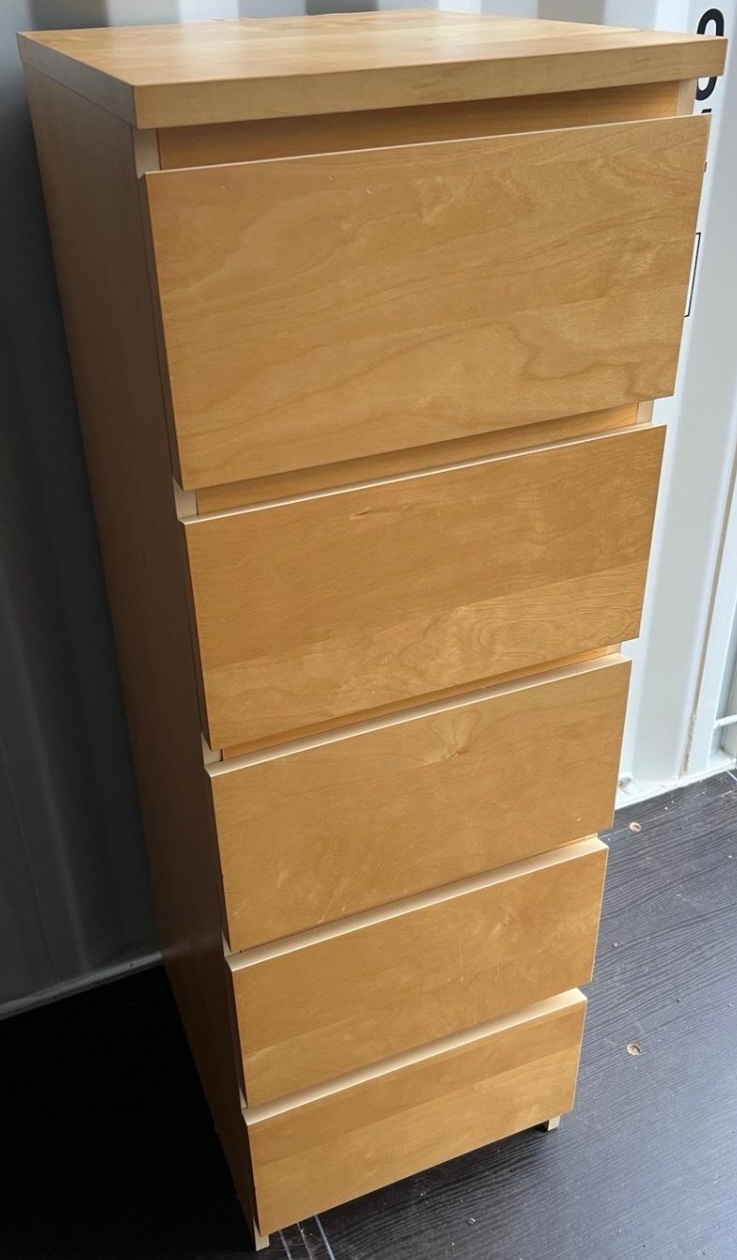 3 Ikea 6 Drawer Malm Dressers - photo 3