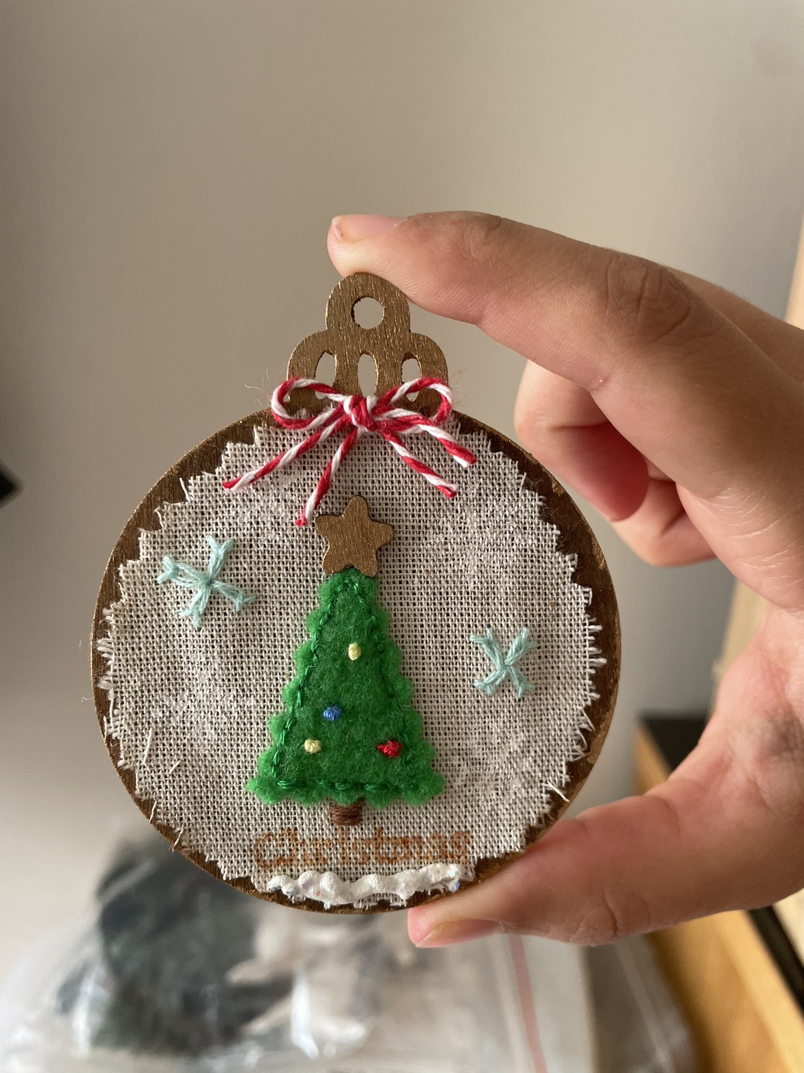 Christmas ornaments set of 6 (handmade) image indicator(2)