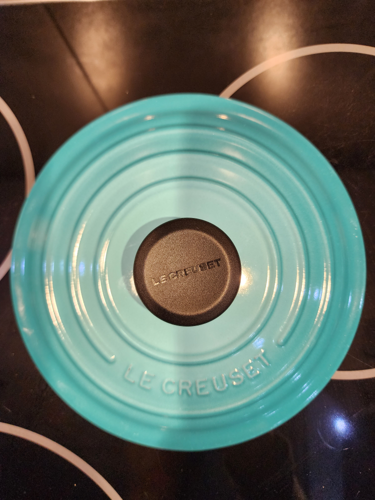 Le Creuset 1.75 Qt Signature Saucepan Caribbean & Spatula image indicator(8)