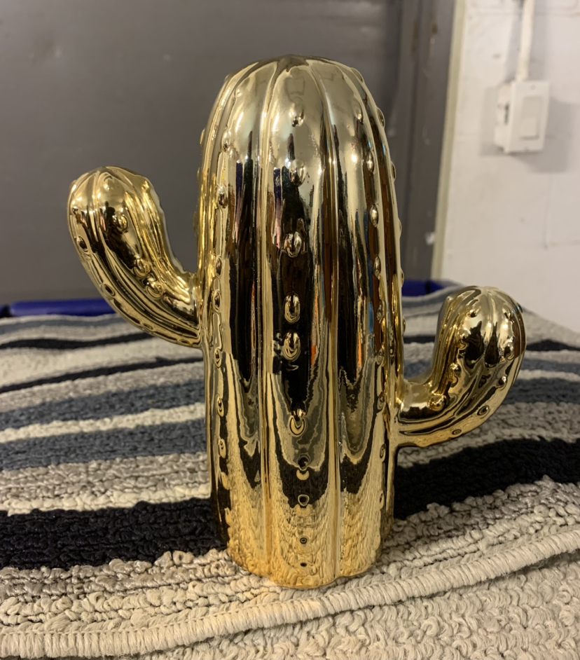 Porcelain Cactus Piggy Bank
