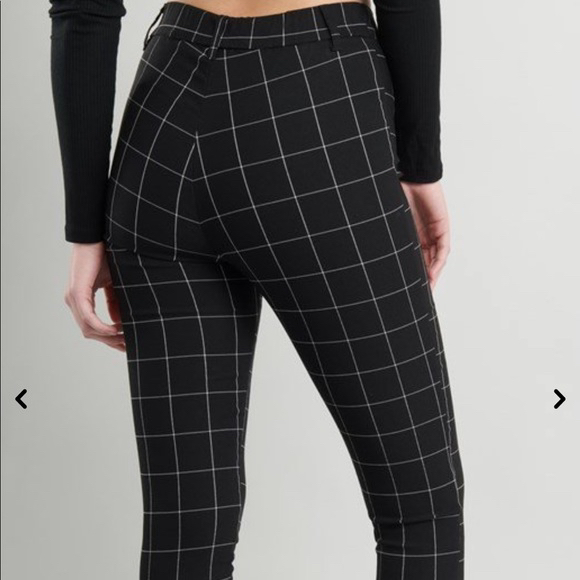 ☃️❤️ Garage checked grid pattern pants XS thumbnail
