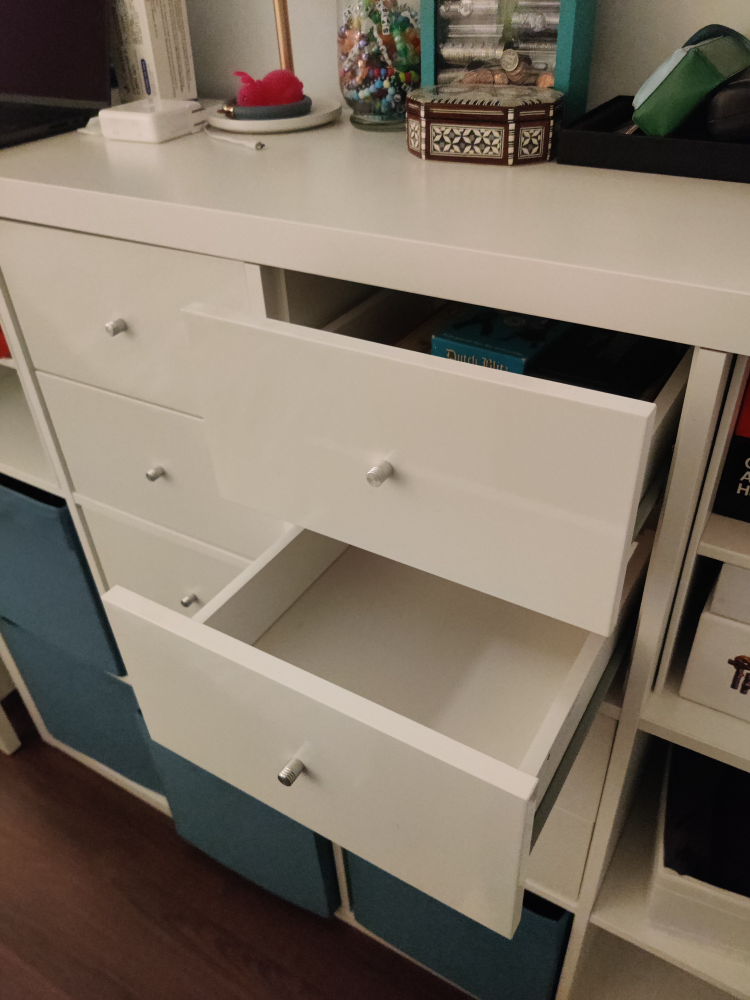 IKEA Kallax 3 x 4 Shelf / Storage with Inserts image indicator(3)