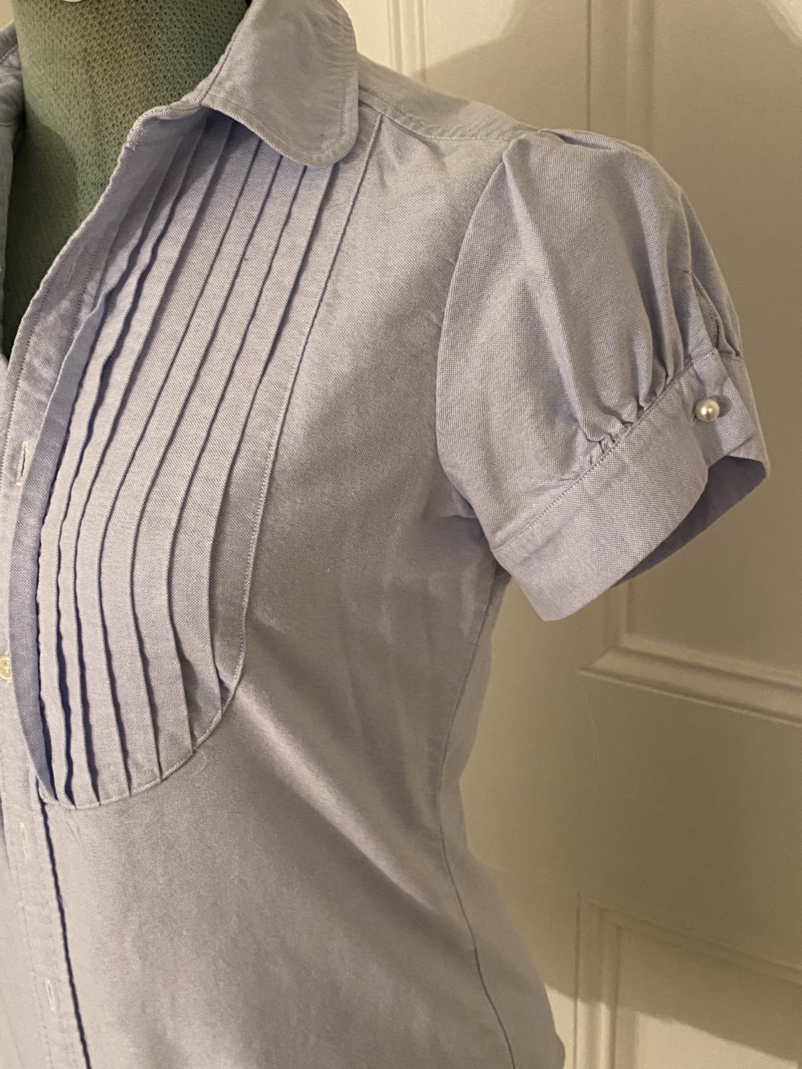 Ralph Lauren Baby Blue Blouse Sz. 8 image indicator(2)