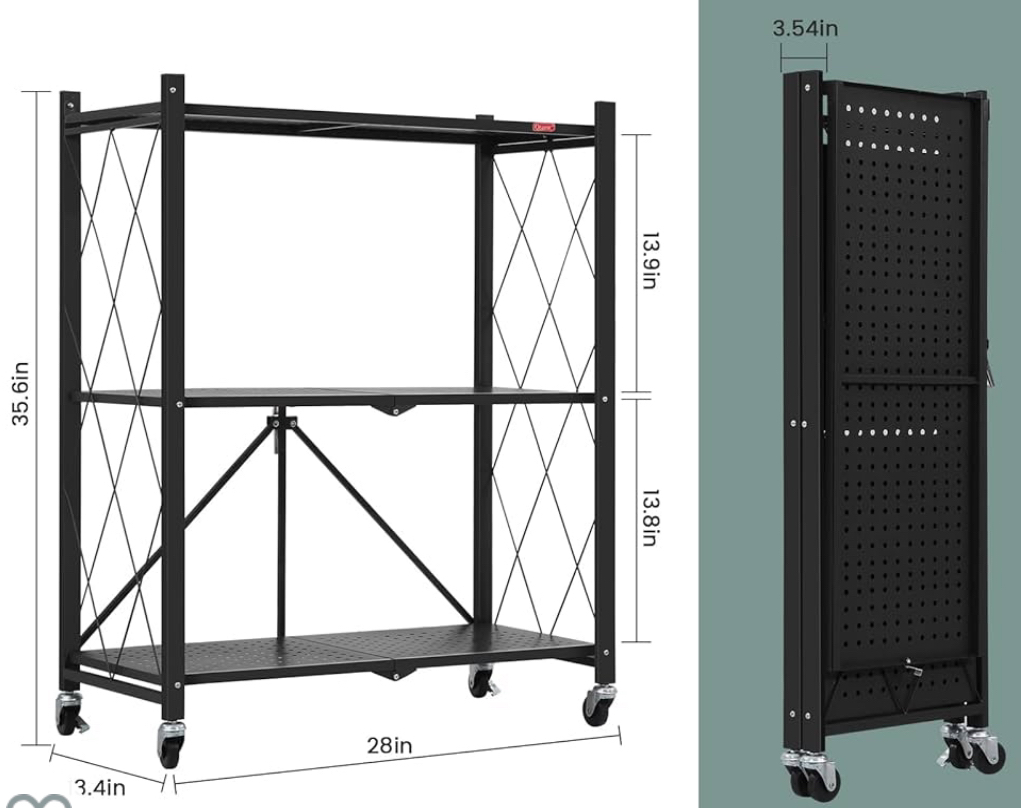 3 Tier Foldable Shelf image indicator(3)