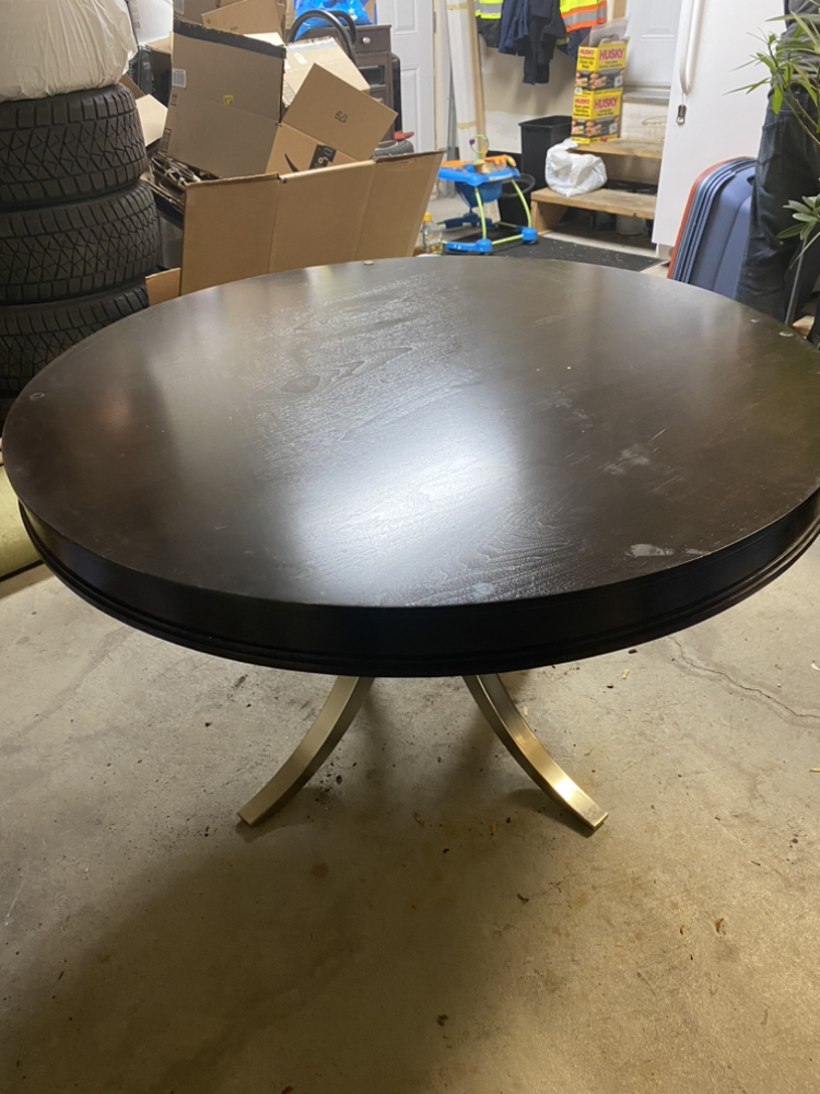 Solid Wood Round table 48” JUST REDUCED image indicator(2)