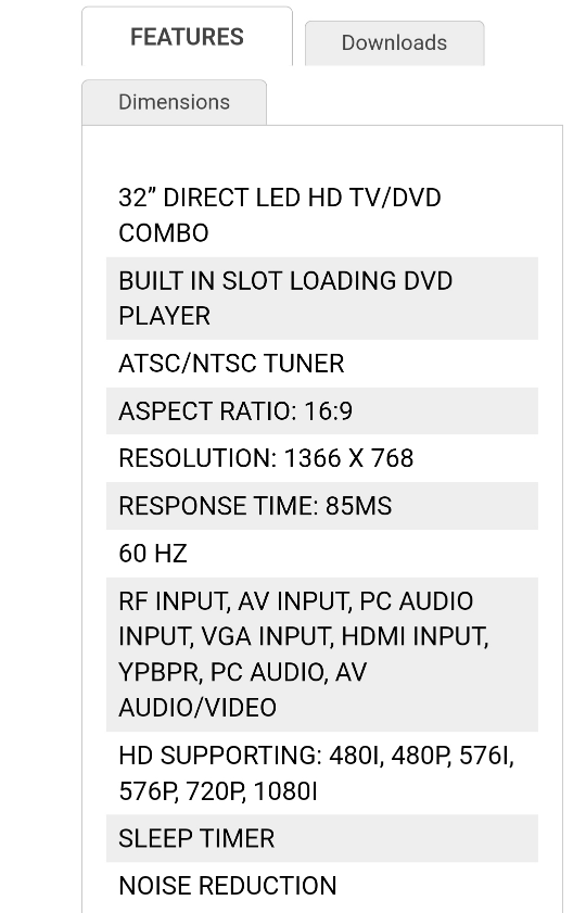 RCA 32" TV - photo 4