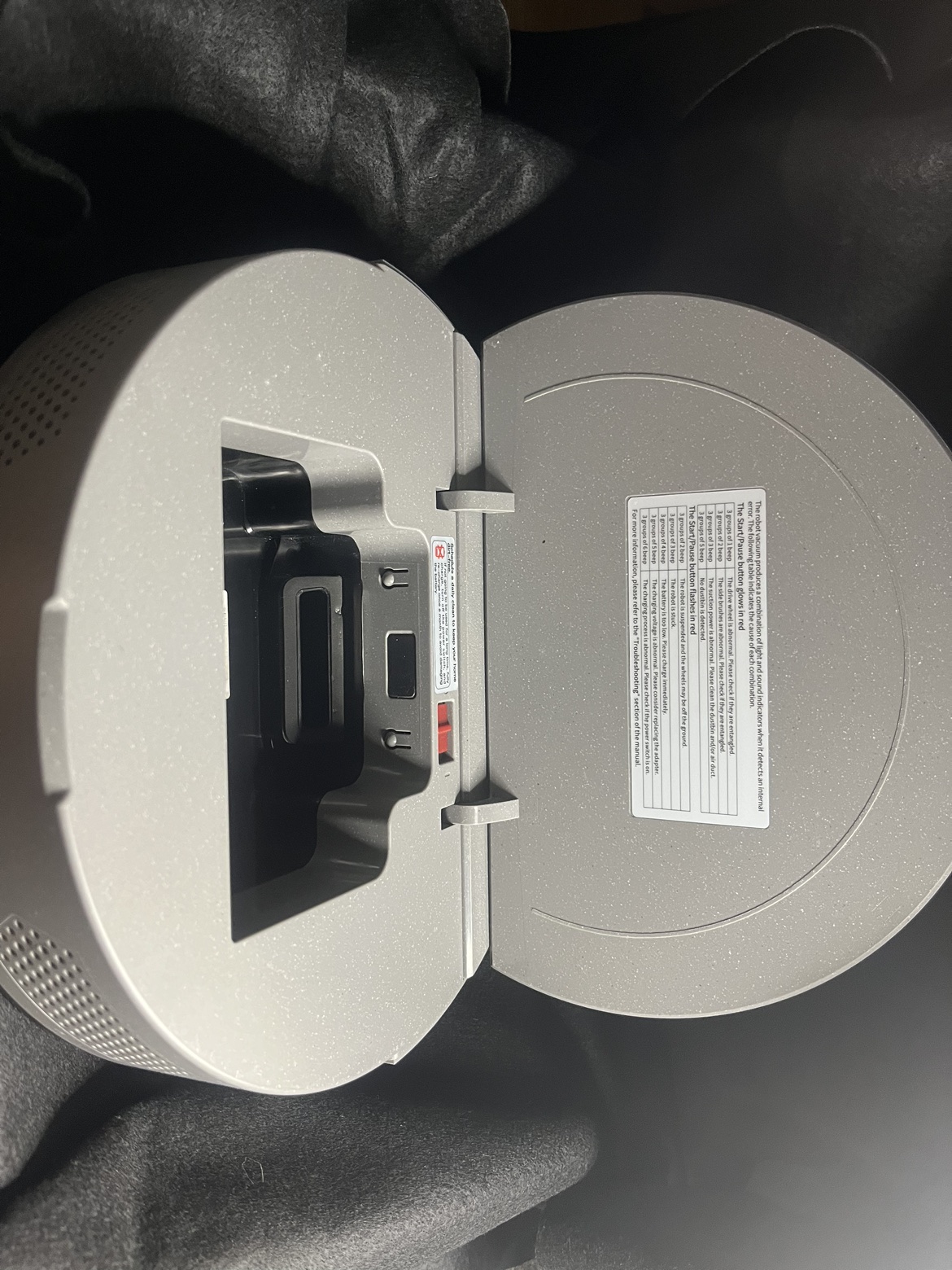 Cleaning robot image indicator(6)