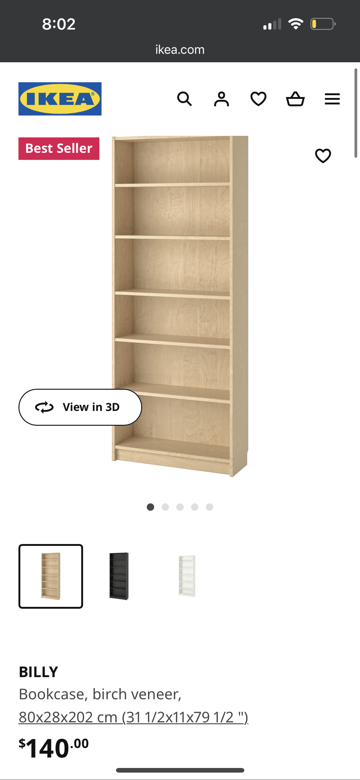 IKEA Billy Bookcase - photo 3