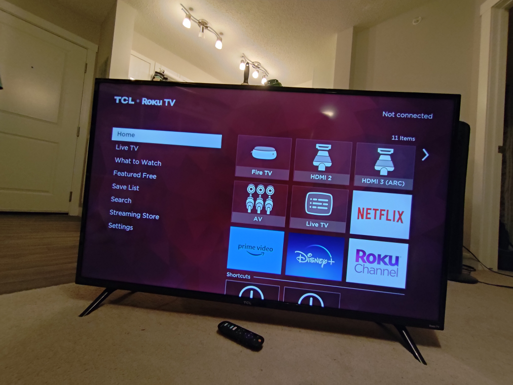 TCL 50” 4K UHD HDR ROKU SMART TV