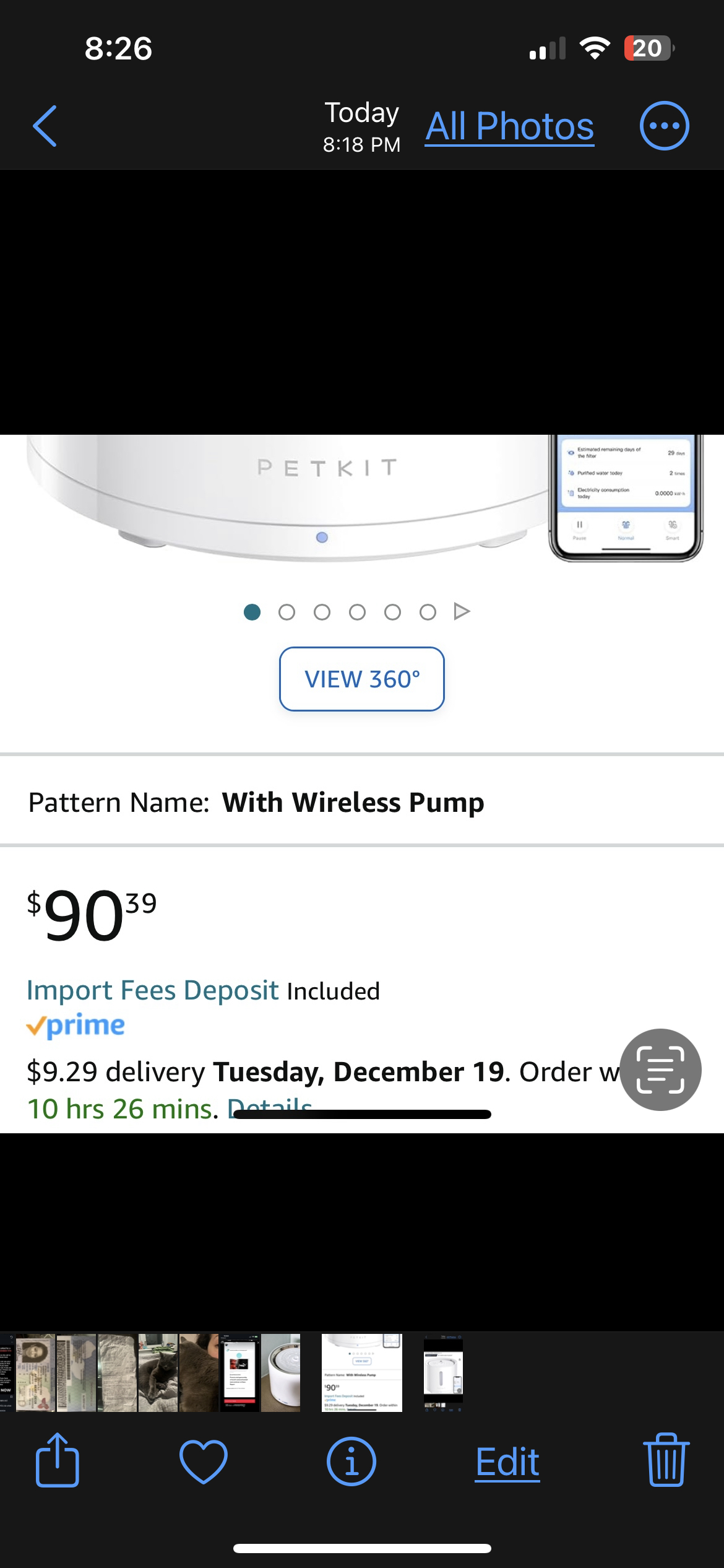 PETKIT Cat Water Fountain (programmable via app) image indicator(2)