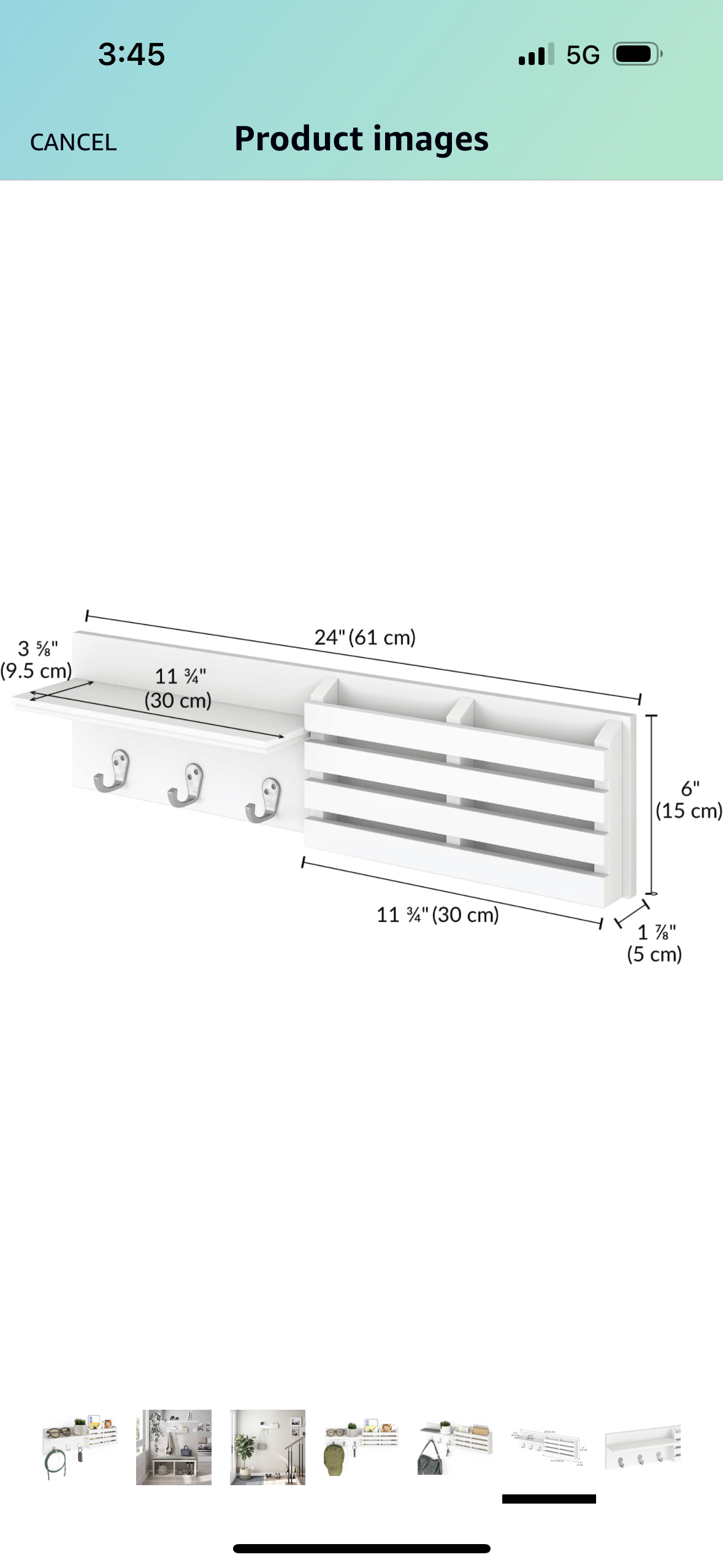 Mail/key hanger self (Brand New) image indicator(4)