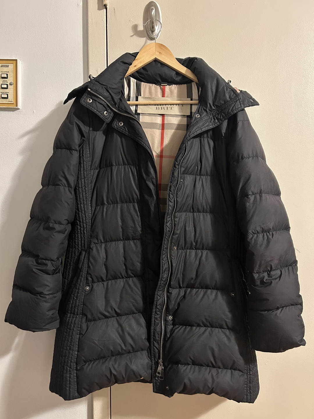 Authentic Burberry down jacket thumbnail