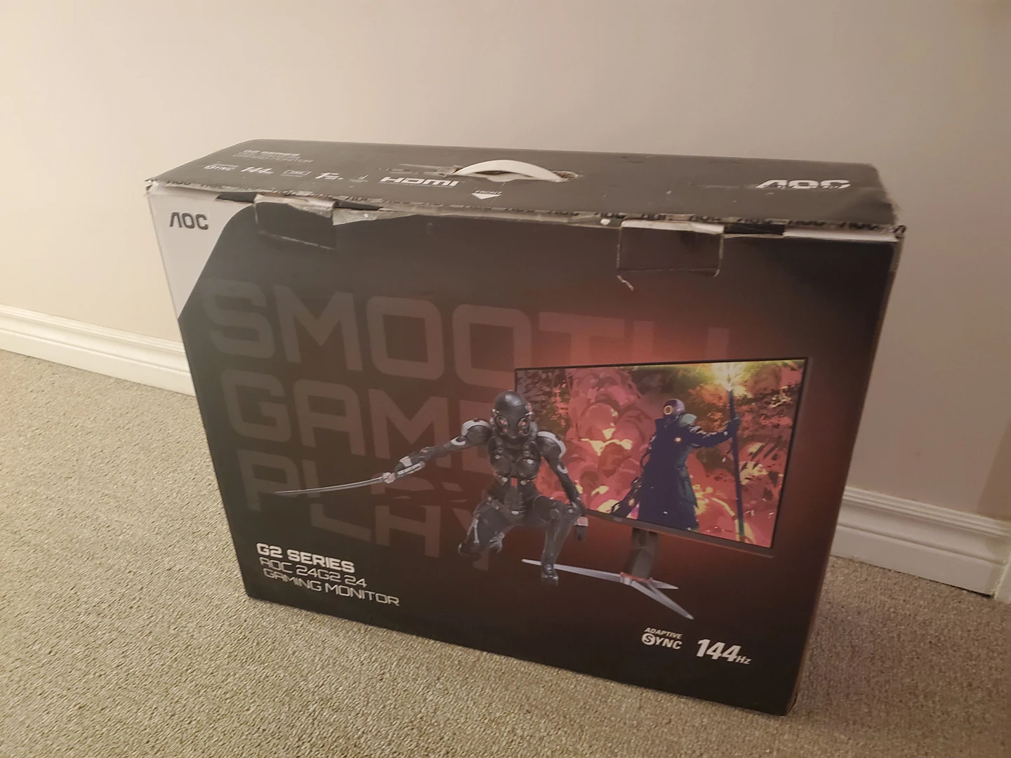 AOC 24G2 24" 1080p 144hz IPS monitor
