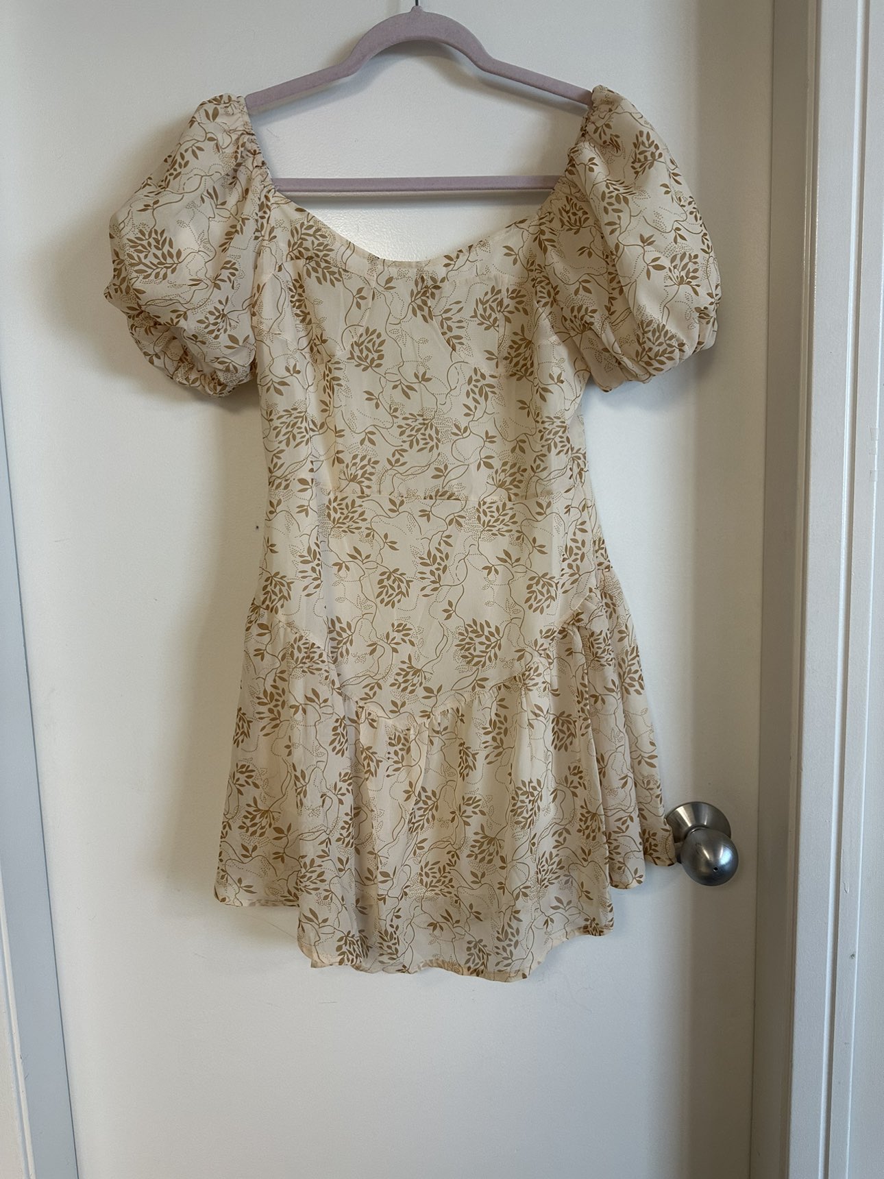 Neutral mini dress thumbnail