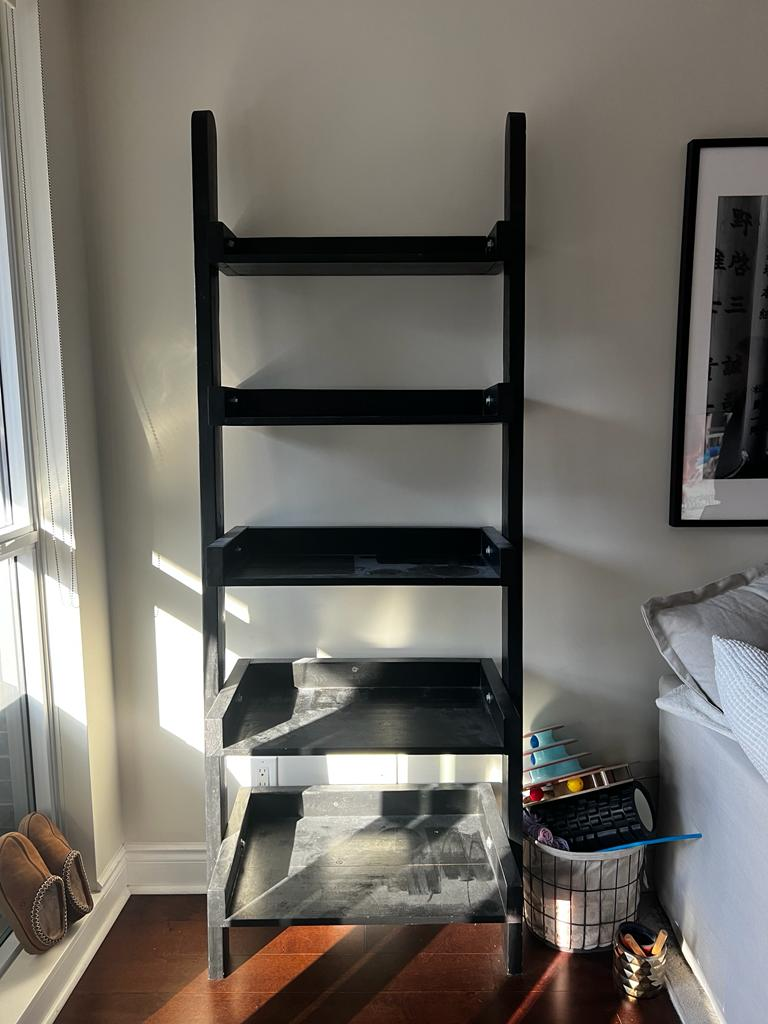 Selling ladder-style bookshelf $100 - photo 2