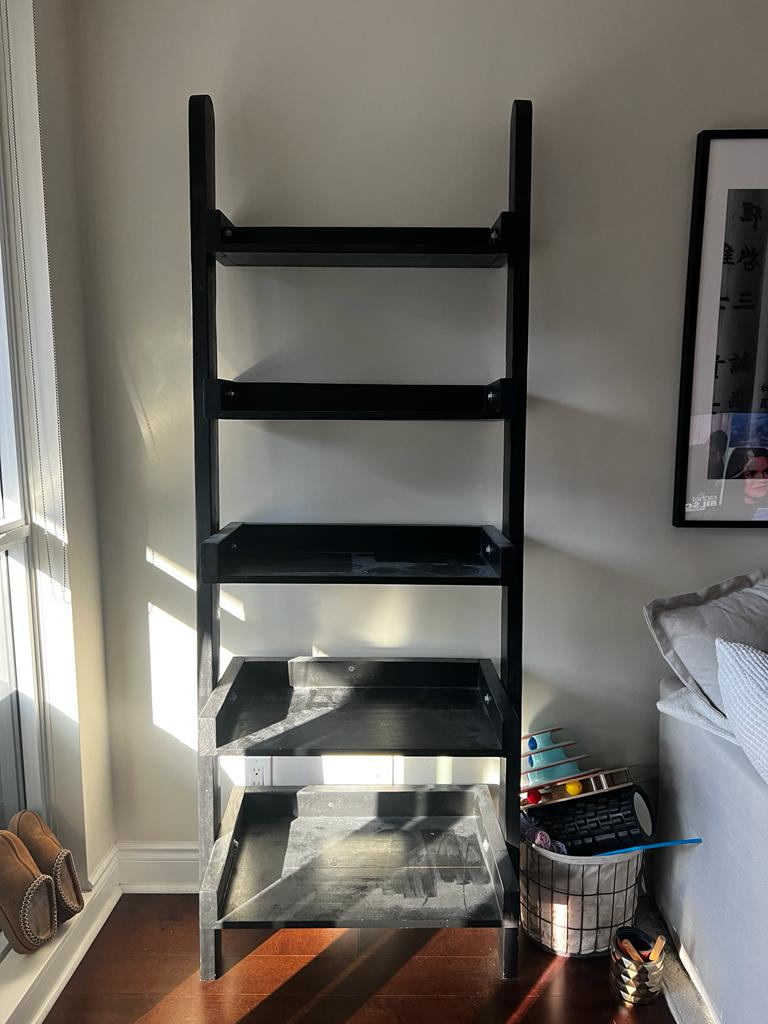 Selling ladder-style bookshelf $100 - photo 3
