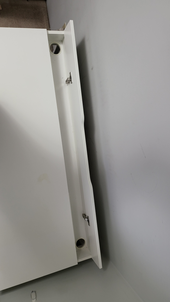 White IKEA desk with drawers image indicator(2)