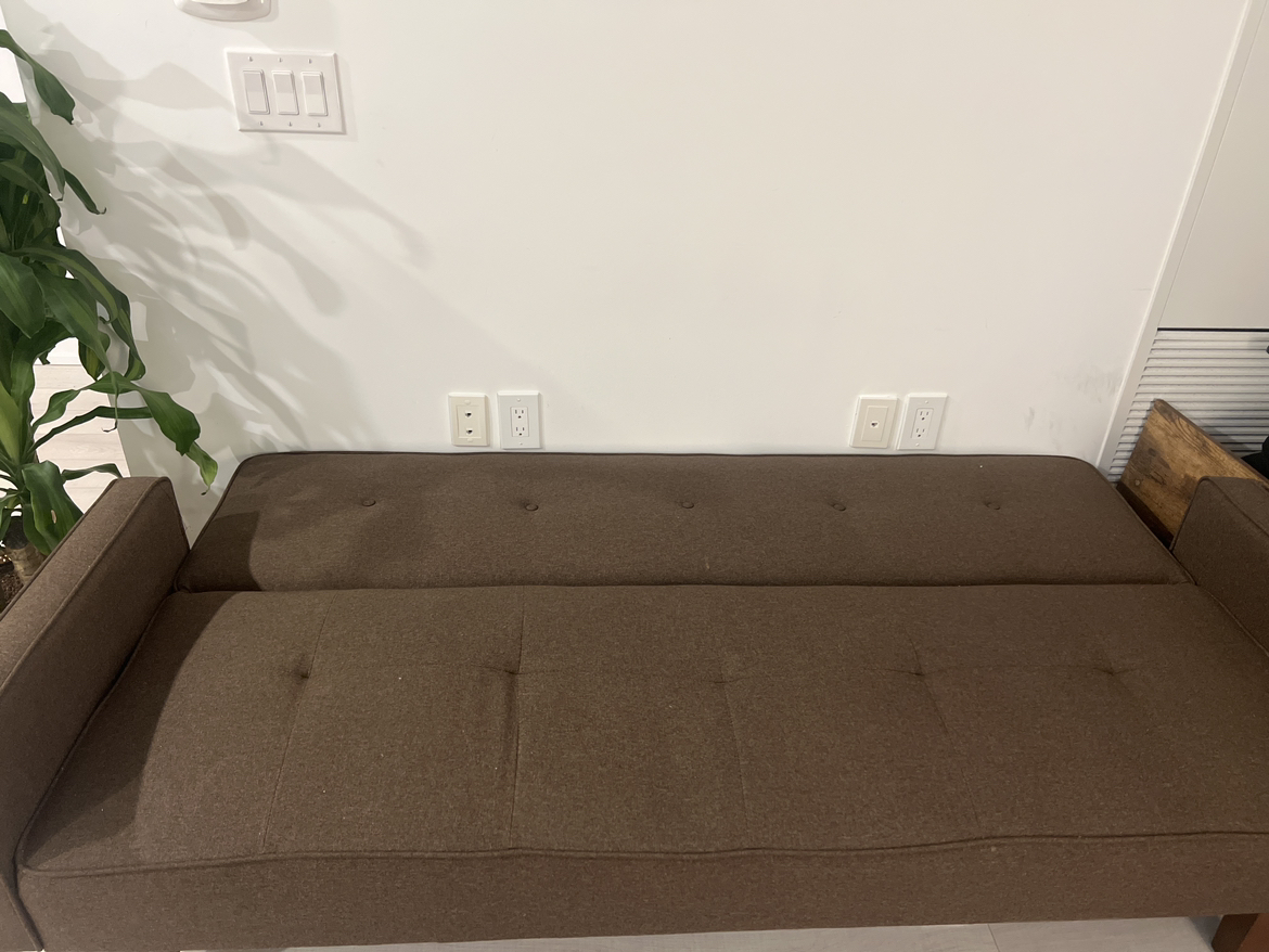 Wayfair couch - Nathalia 75" Square Arm Sleeper - photo 3